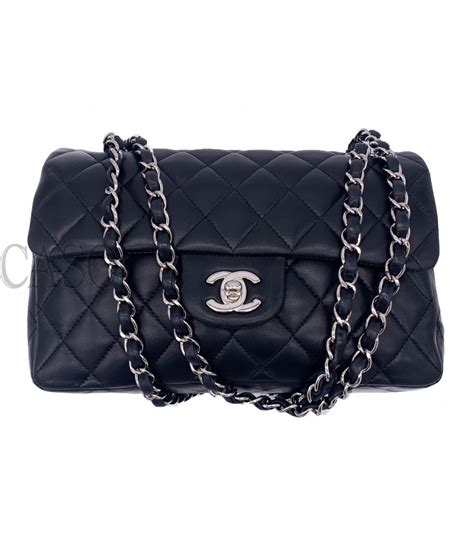 borsa pelle nera mod chanel|Chanel borse shop.